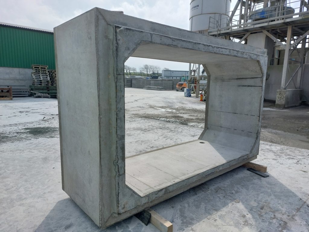 WCCP precast box culvert sections cast in North Devon