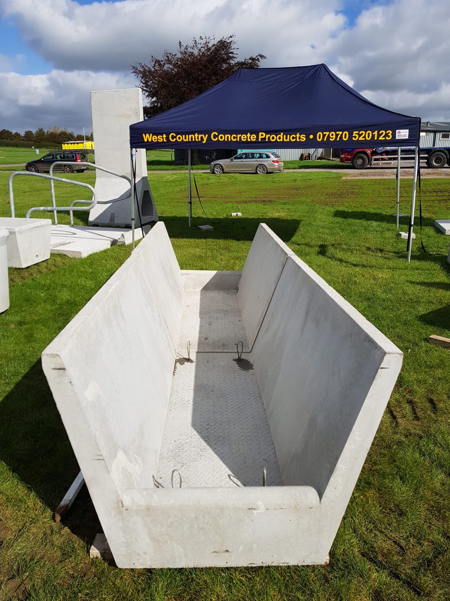 WCCP cattle footbath on display at the Bath and West Show