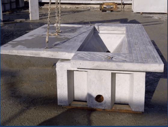 WCCP Lely A4 milking robot sump base and surround