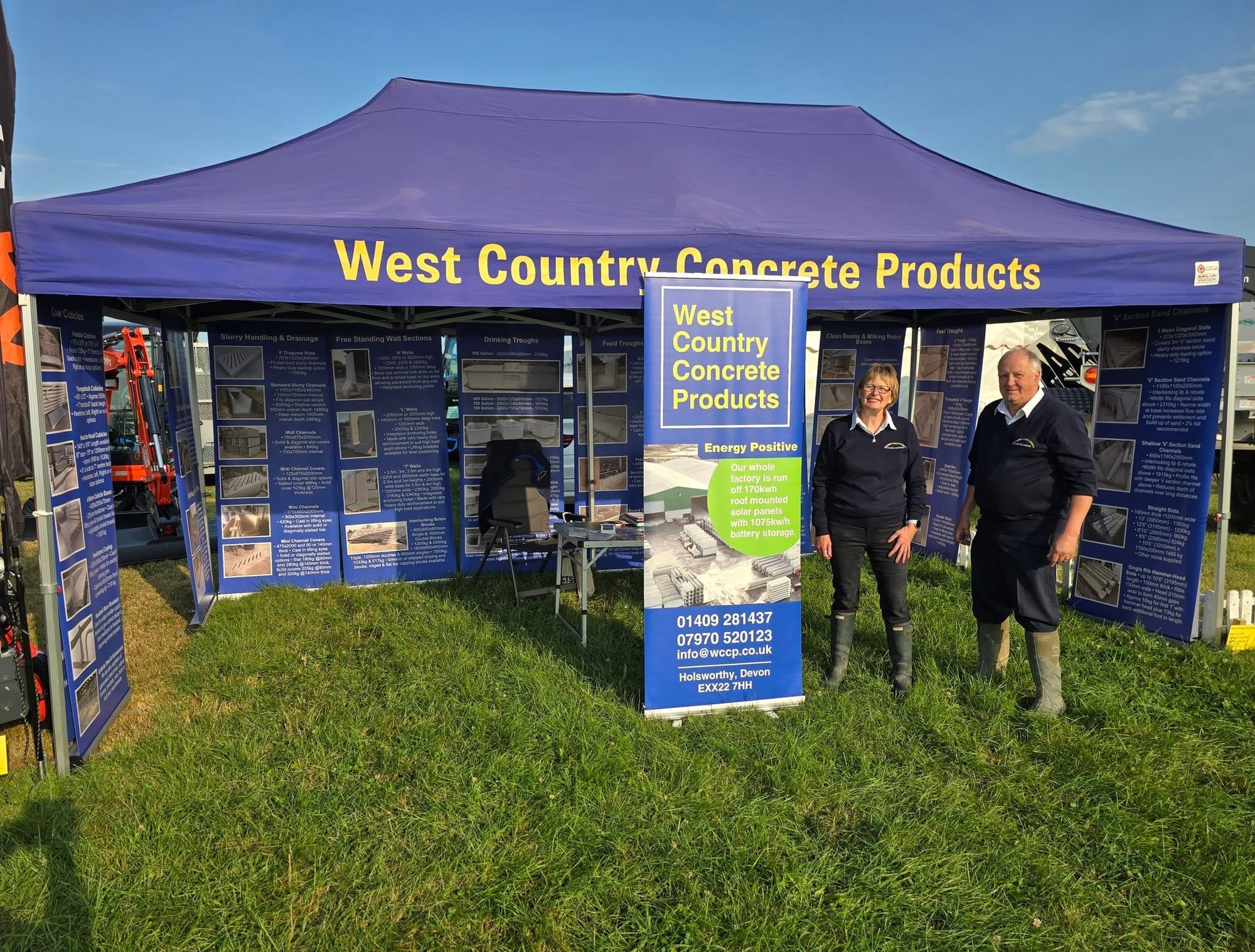 WCCP stand at the North Devon Show with Kim and Claire